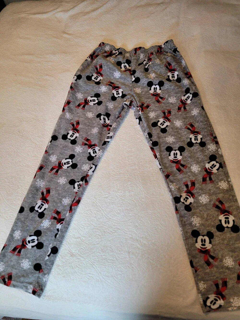Mickey Mouse Grey Kids Pajama Pants - Cozy Fleece - Picture 8 of 8